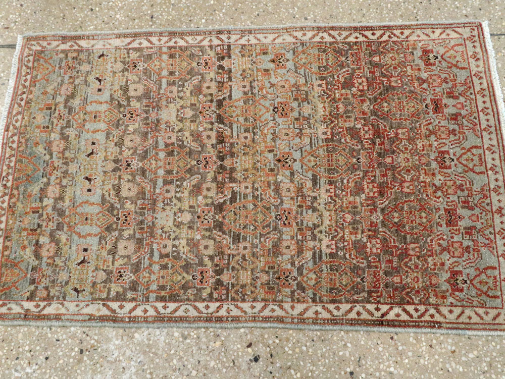 Vintage Persian Malayer Rug, No.22982 - Staging