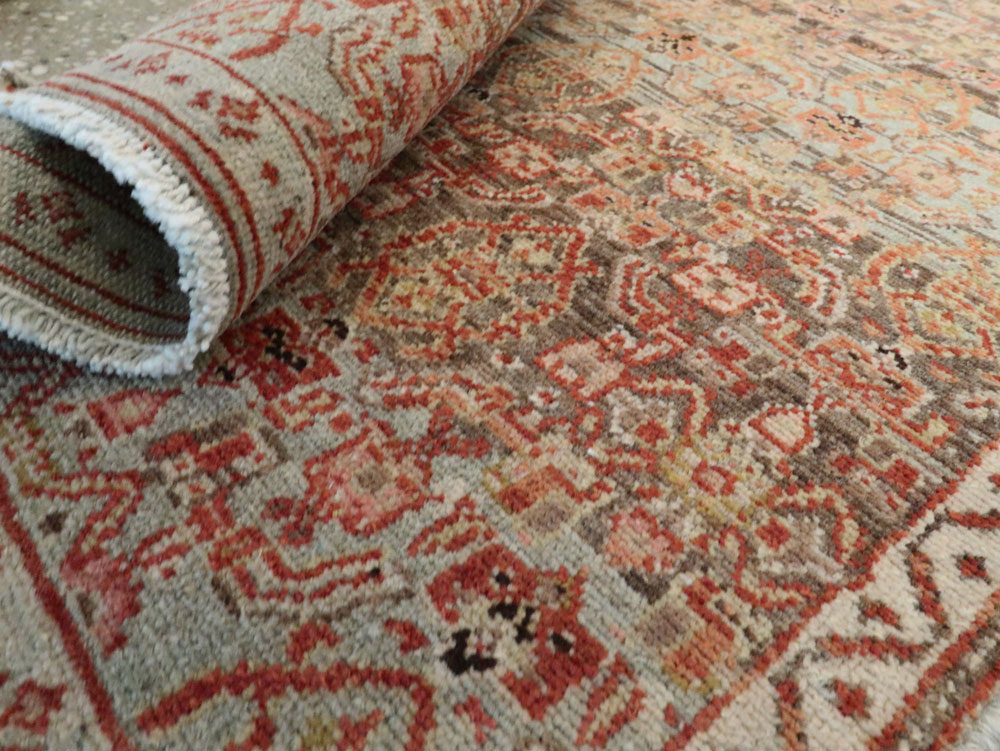 Vintage Persian Malayer Rug, No.22982 - Staging