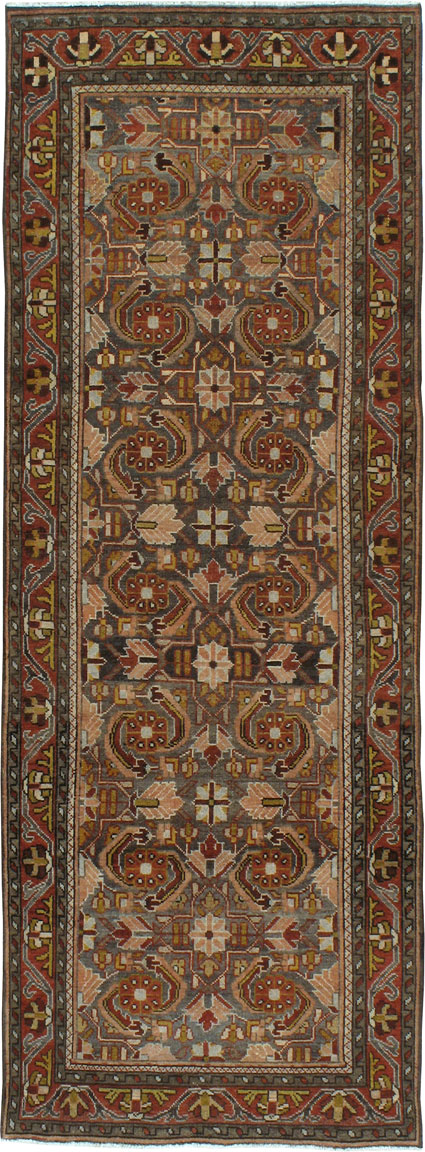 Vintage Persian Malayer Rug, No.22991 - Staging