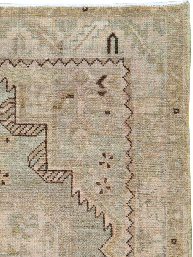 Vintage Persian Malayer Rug, No.22995 - Staging