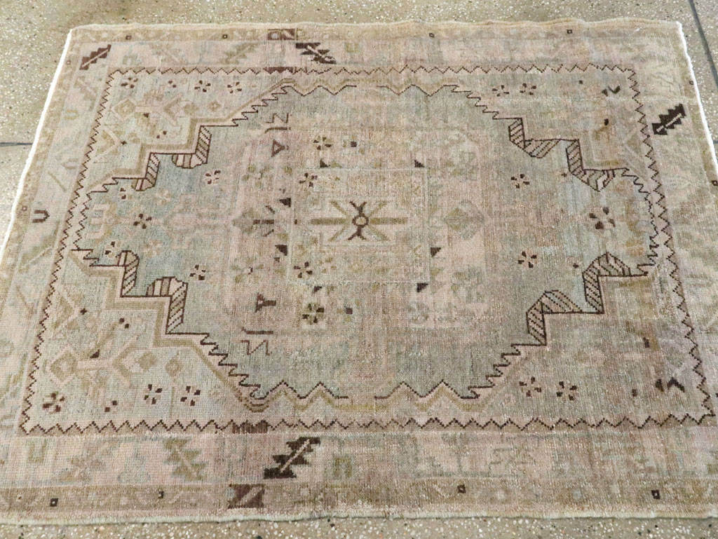 Vintage Persian Malayer Rug, No.22995 - Staging
