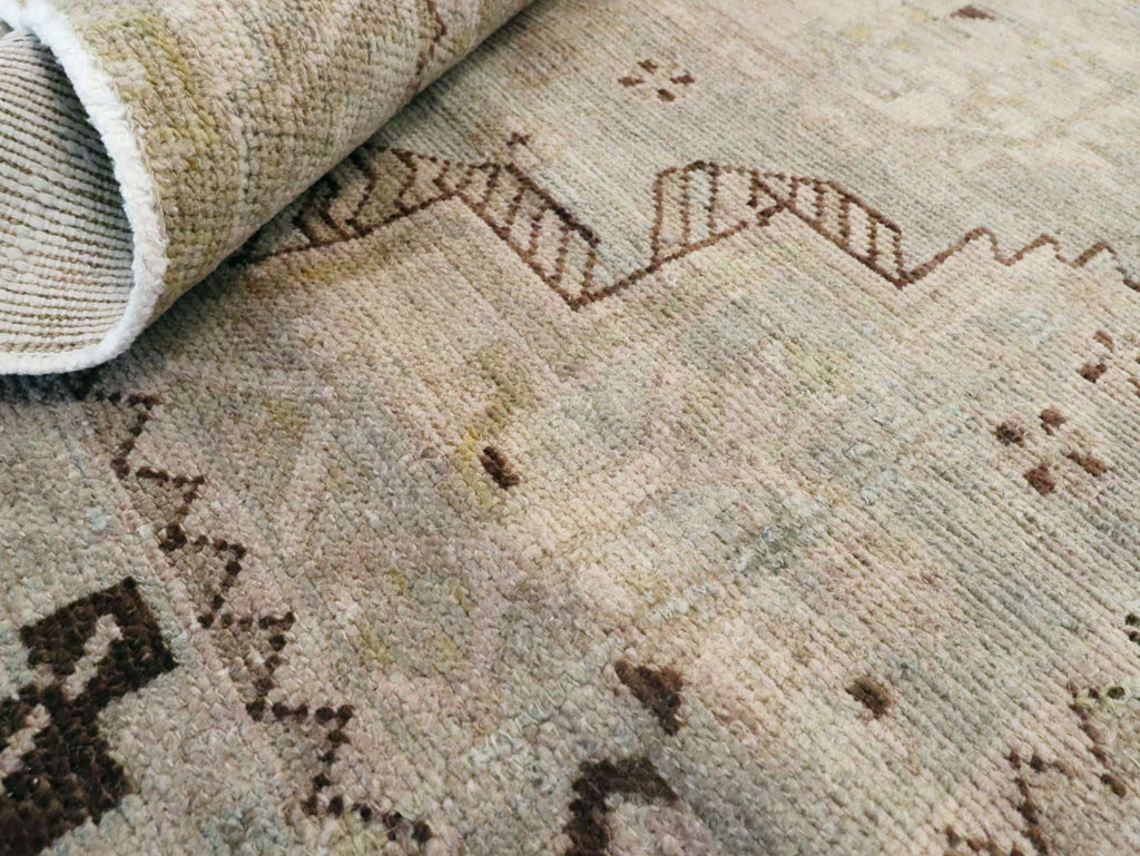 Vintage Persian Malayer Rug, No.22995 - Staging