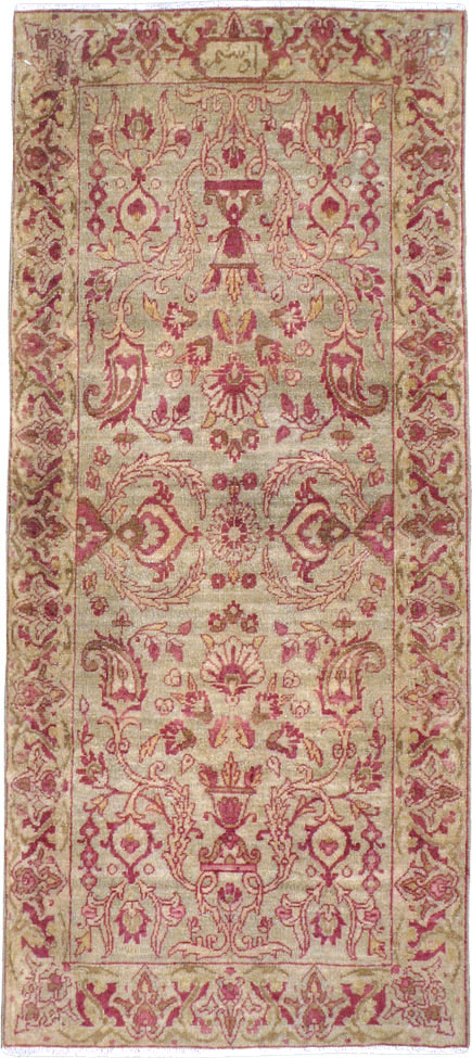 Antique Persian Lavar Kerman Rug, No.23000 - Staging