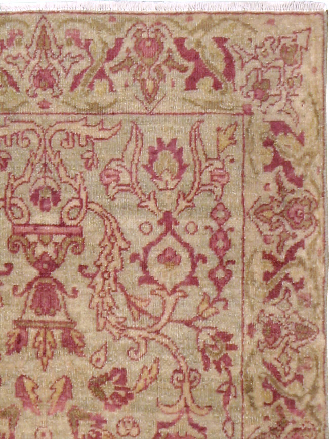 Antique Persian Lavar Kerman Rug, No.23000 - Staging