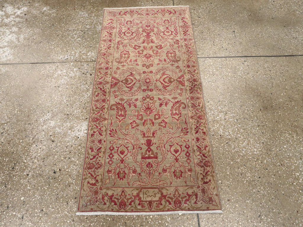 Antique Persian Lavar Kerman Rug, No.23000 - Staging