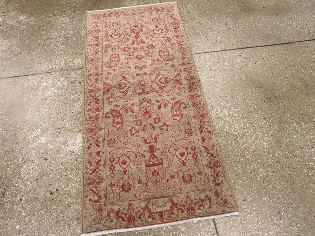 Antique Persian Lavar Kerman Rug, No.23000 - Staging
