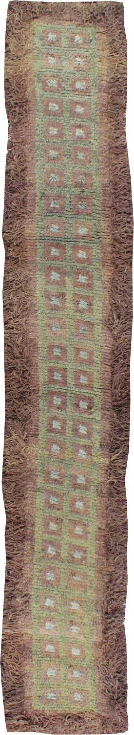 Antique Tibetan Wangden Runner, No.23009 - Staging