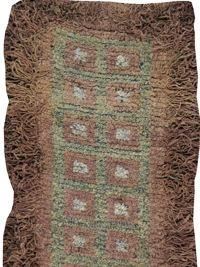 Antique Tibetan Wangden Runner, No.23009 - Staging