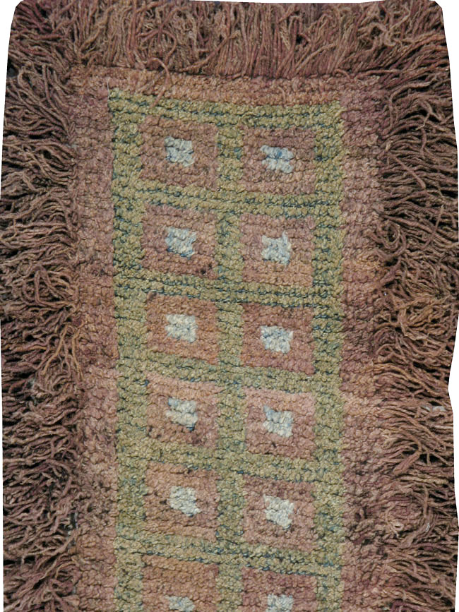 Antique Tibetan Wangden Runner, No.23009 - Staging