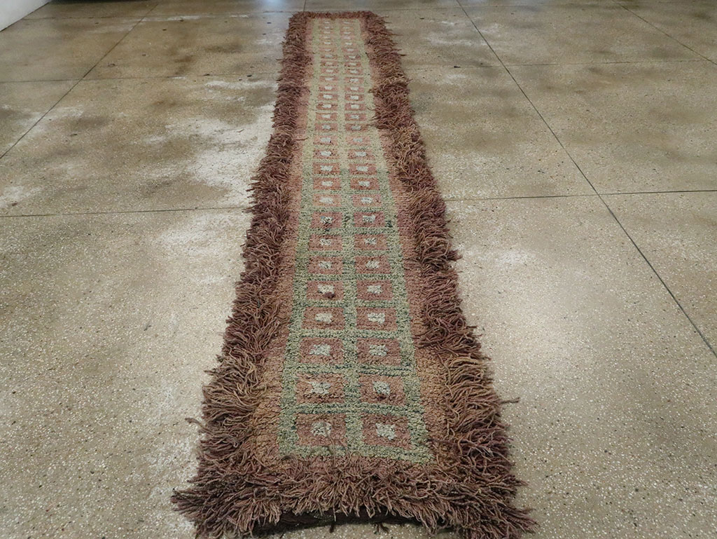 Antique Tibetan Wangden Runner, No.23009 - Staging