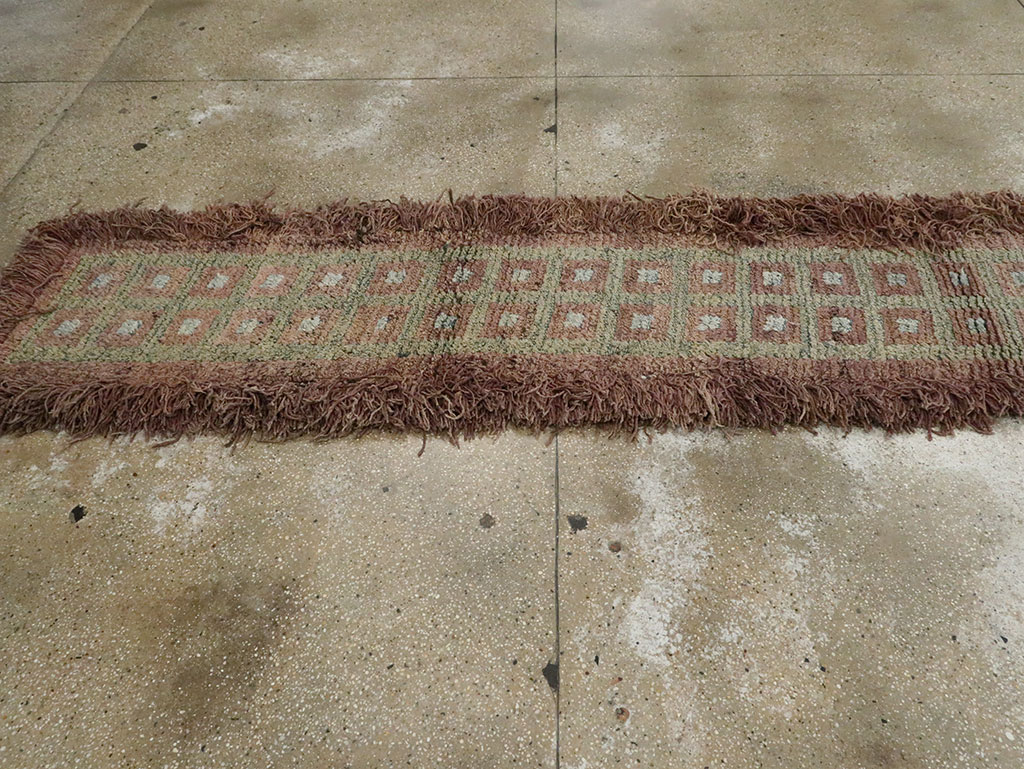 Antique Tibetan Wangden Runner, No.23009 - Staging