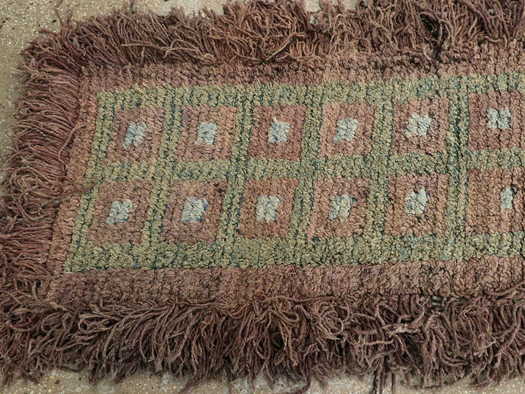 Antique Tibetan Wangden Runner, No.23009 - Staging