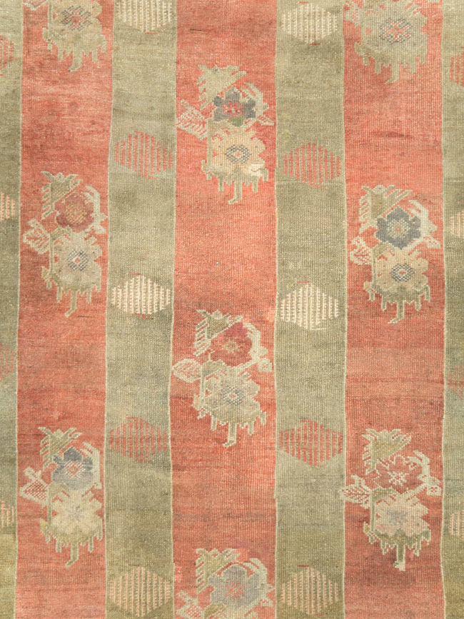 Vintage Turkish Oushak Large Room Size Carpet, No.23011 - Staging