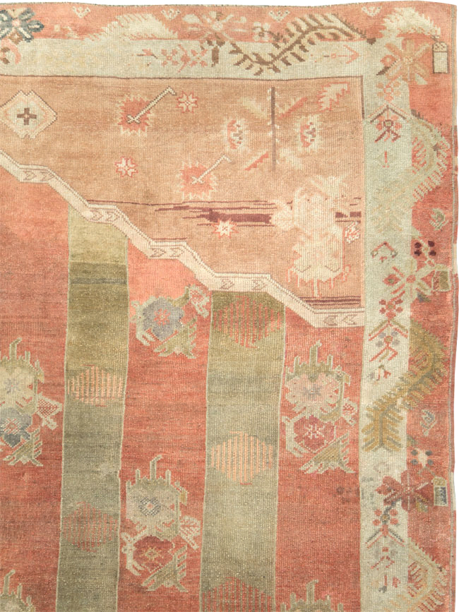 Vintage Turkish Oushak Large Room Size Carpet, No.23011 - Staging