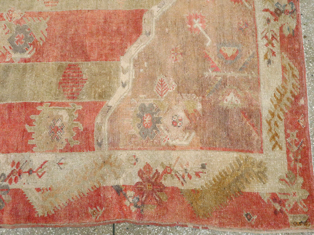 Vintage Turkish Oushak Large Room Size Carpet, No.23011 - Staging