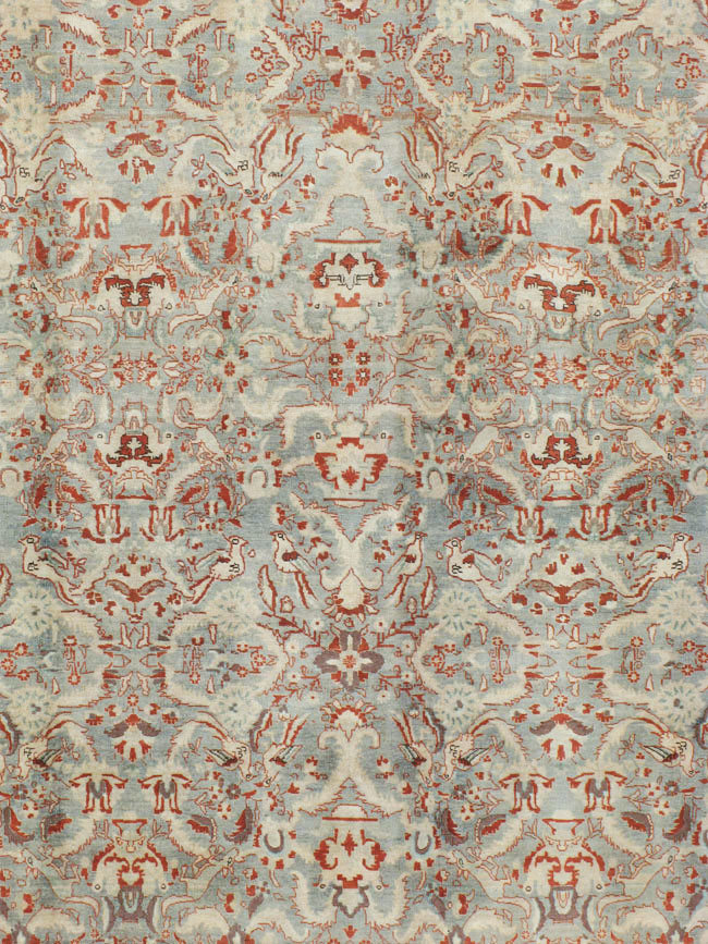 Antique Persian Tabriz Carpet, No.23014 - Staging