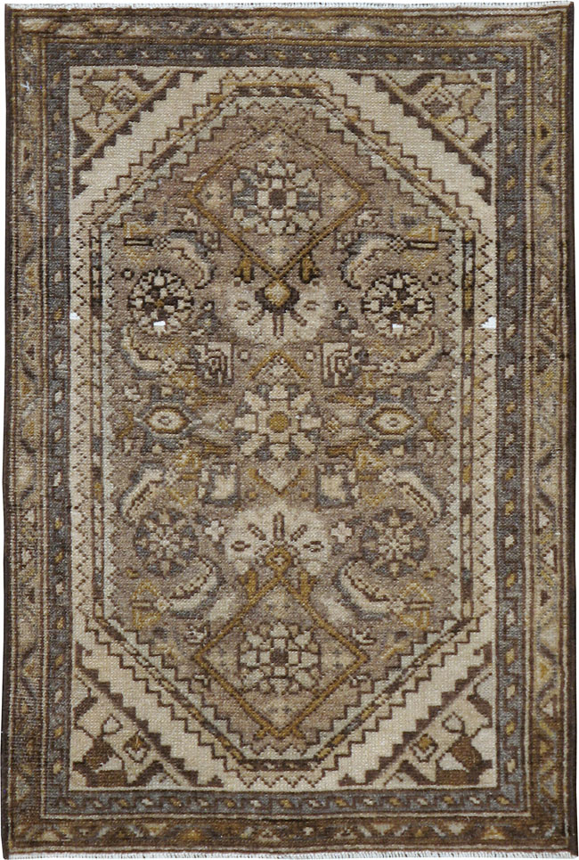 Vintage Persian Malayer Rug, No.23016 - Staging