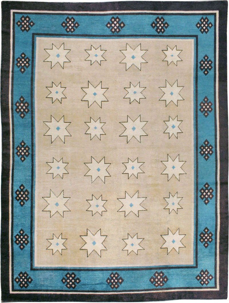 Antique Chinese Mongolian Carpet, No.23018 - Staging