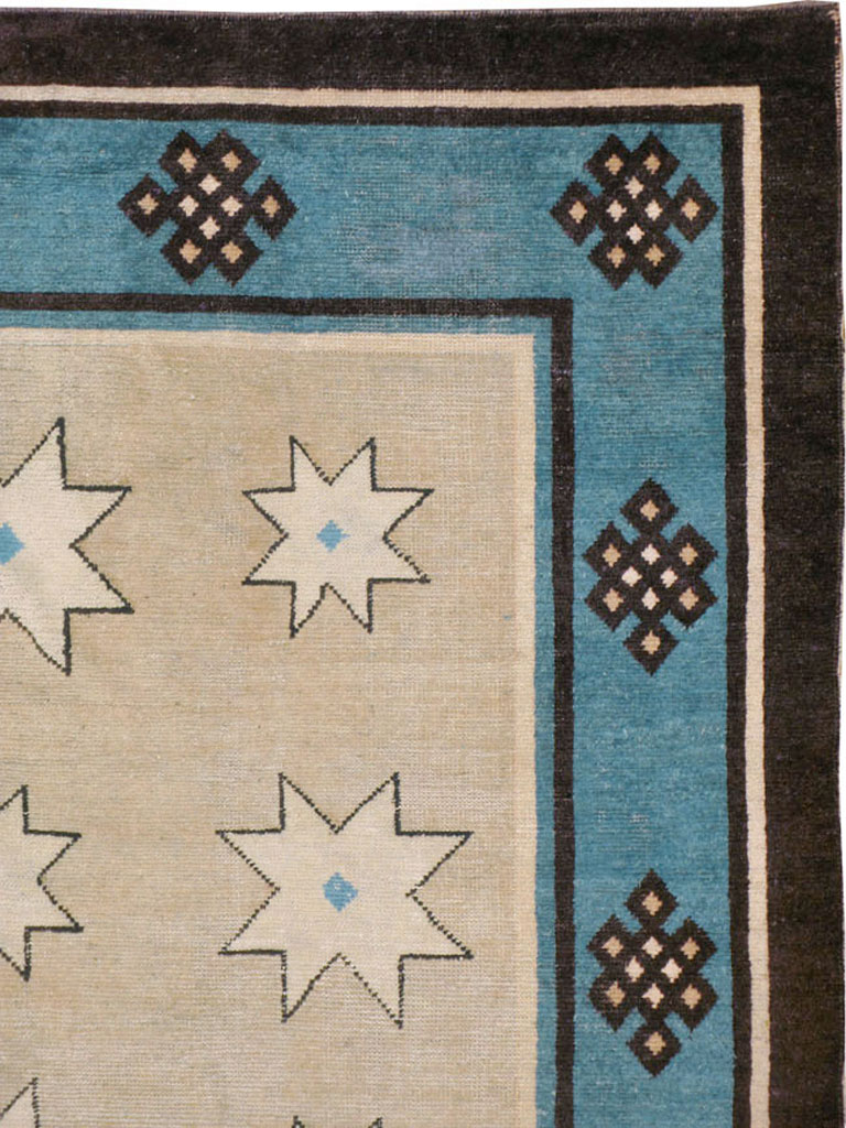 Antique Chinese Mongolian Carpet, No.23018 - Staging