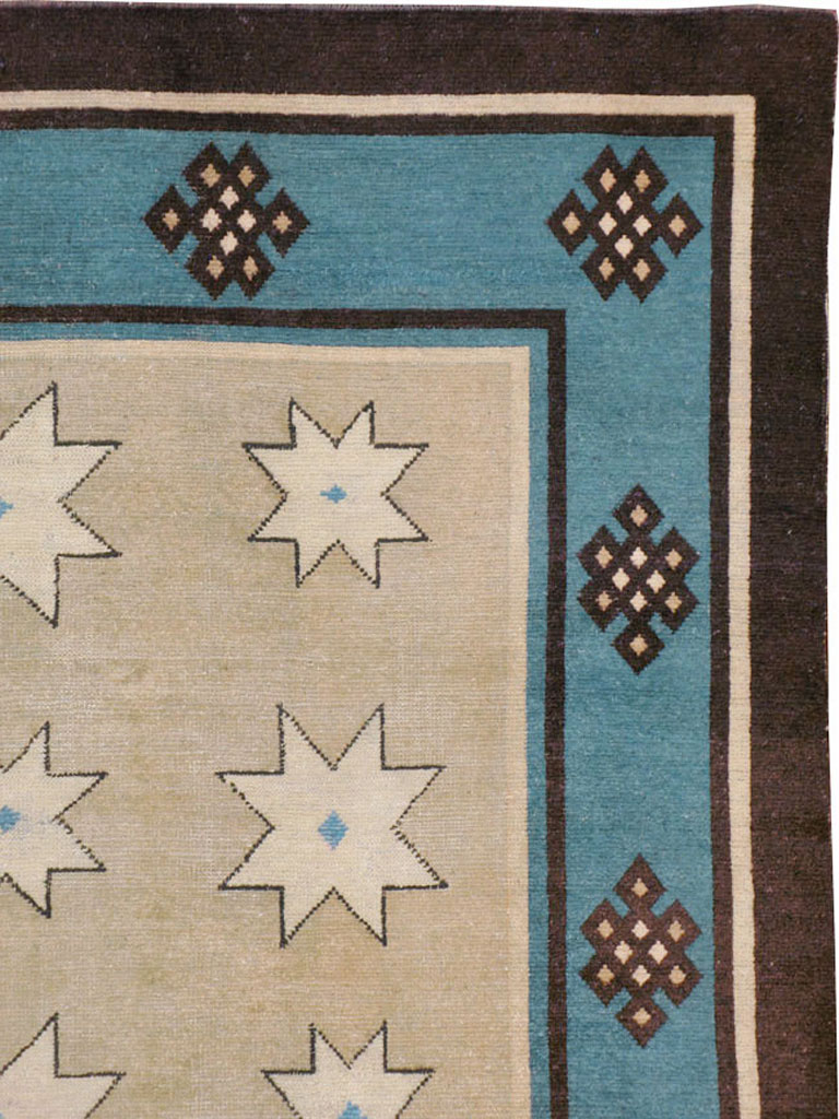 Antique Chinese Mongolian Carpet, No.23018 - Staging