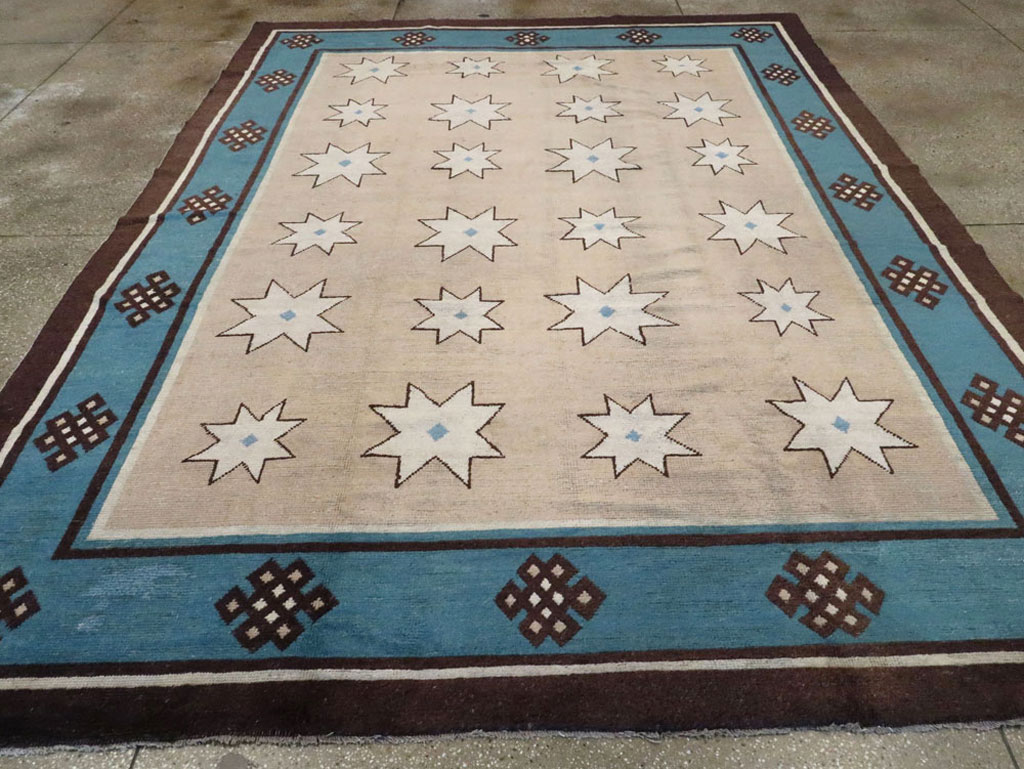 Antique Chinese Mongolian Carpet, No.23018 - Staging