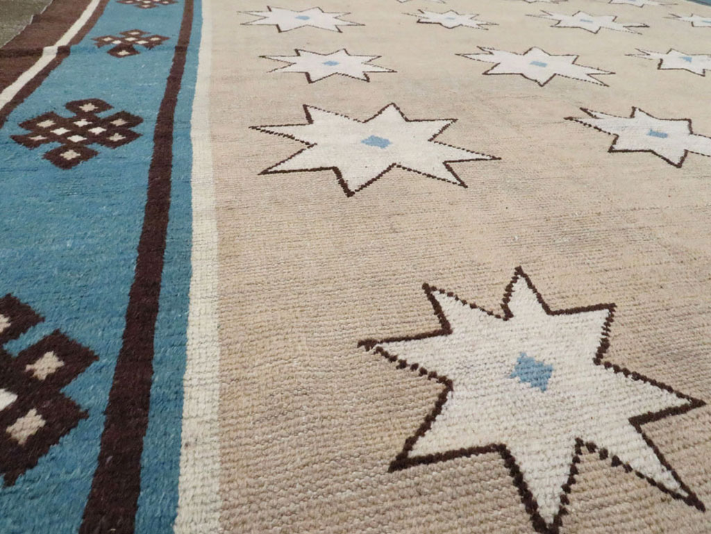 Antique Chinese Mongolian Carpet, No.23018 - Staging