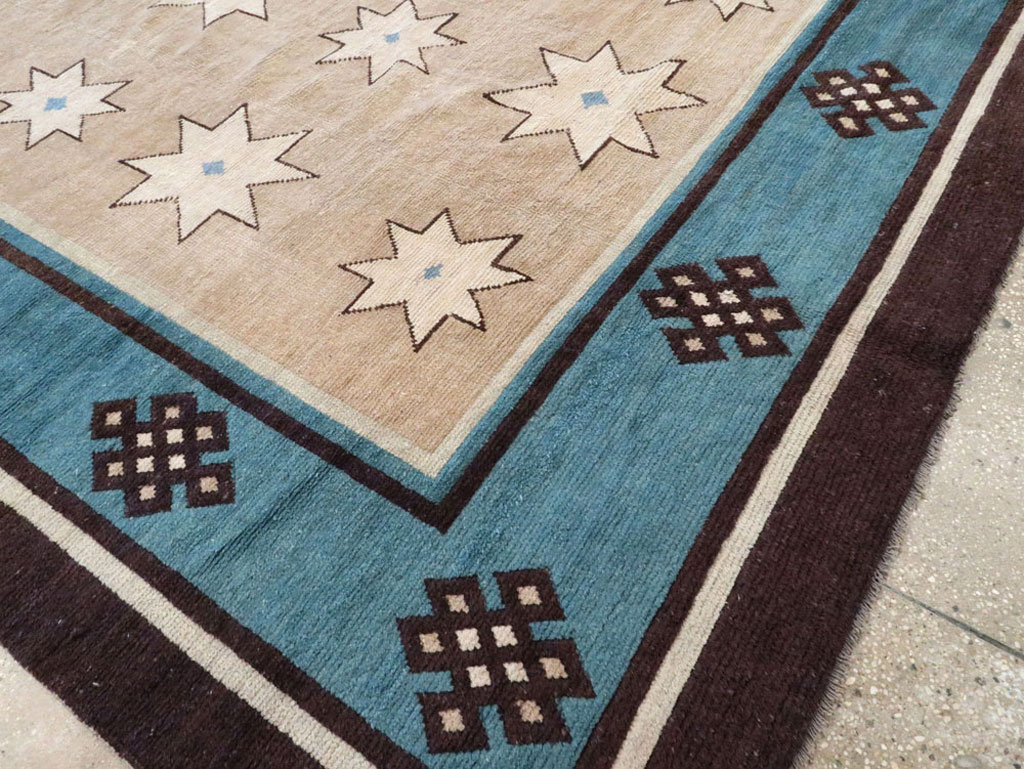 Antique Chinese Mongolian Carpet, No.23018 - Staging