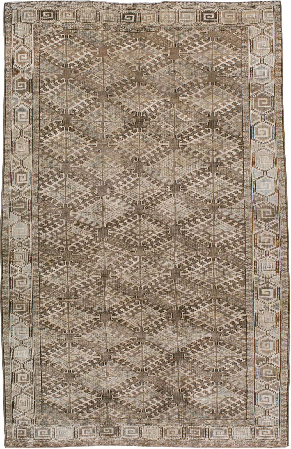 Antique Persian Turkoman Rug, No.23019 - Staging