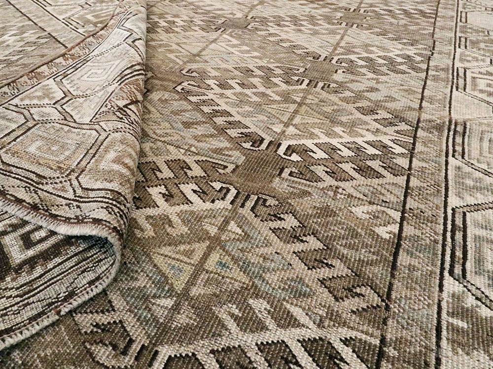 Antique Persian Turkoman Rug, No.23019 - Staging