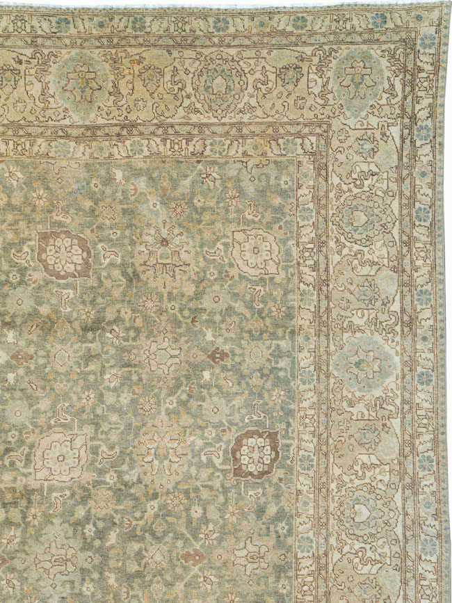 Antique Persian Tabriz Carpet, No.23020 - Staging