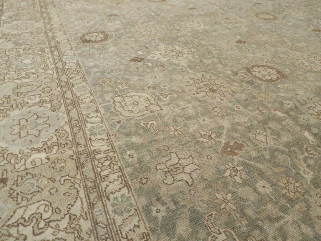 Antique Persian Tabriz Carpet, No.23020 - Staging