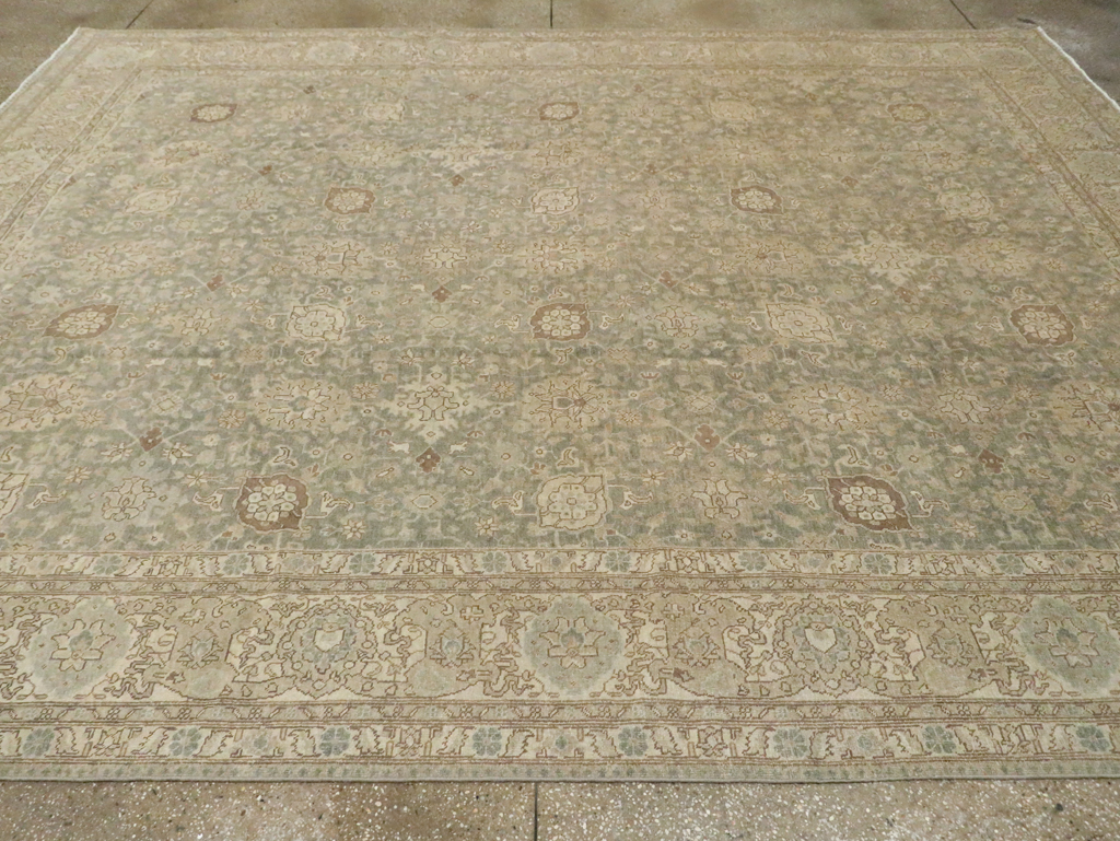 Antique Persian Tabriz Carpet, No.23020 - Staging