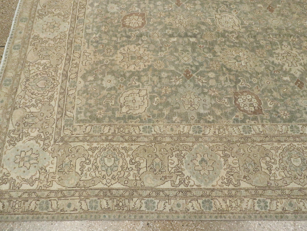 Antique Persian Tabriz Carpet, No.23020 - Staging