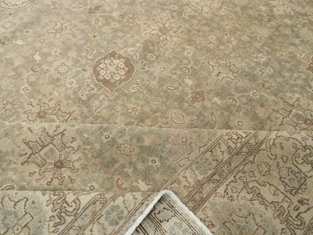 Antique Persian Tabriz Carpet, No.23020 - Staging