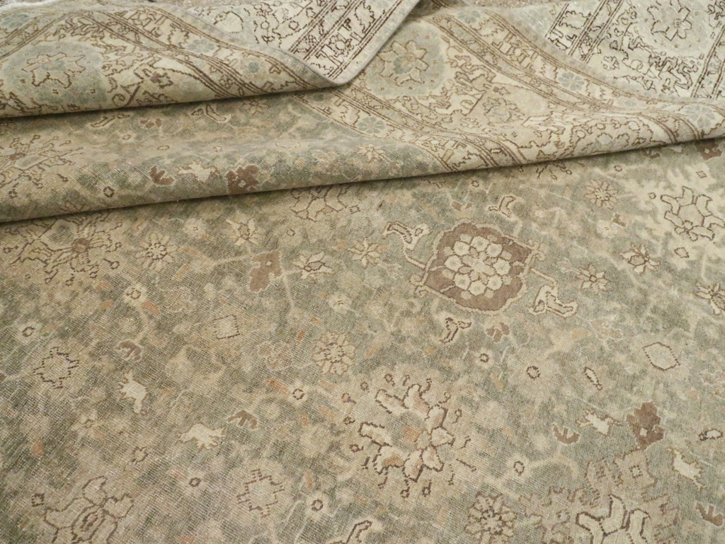 Antique Persian Tabriz Carpet, No.23020 - Staging