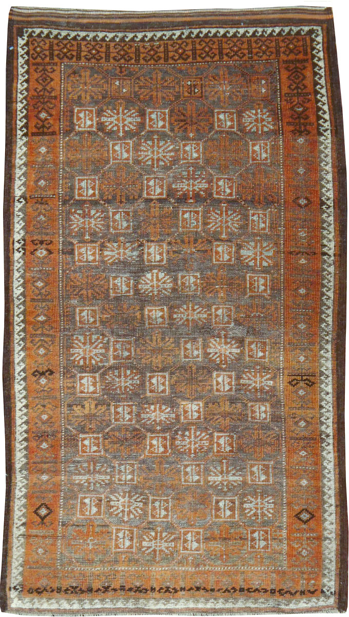 Vintage Persian Baluch Rug, No.23026 - Staging