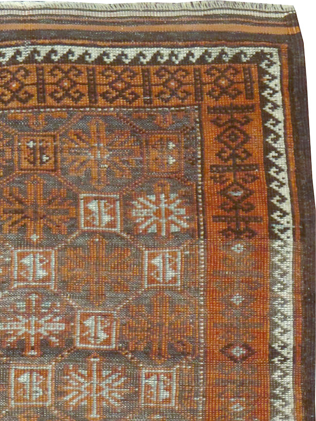 Vintage Persian Baluch Rug, No.23026 - Staging