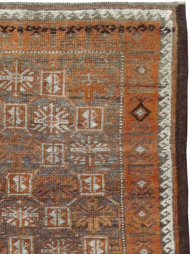 Vintage Persian Baluch Rug, No.23026 - Staging