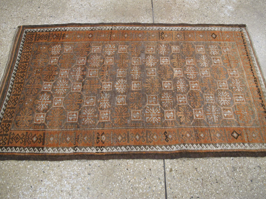 Vintage Persian Baluch Rug, No.23026 - Staging