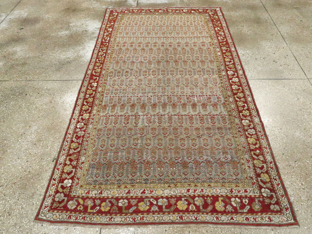 Vintage Persian Malayer Rug, No.23031 - Staging