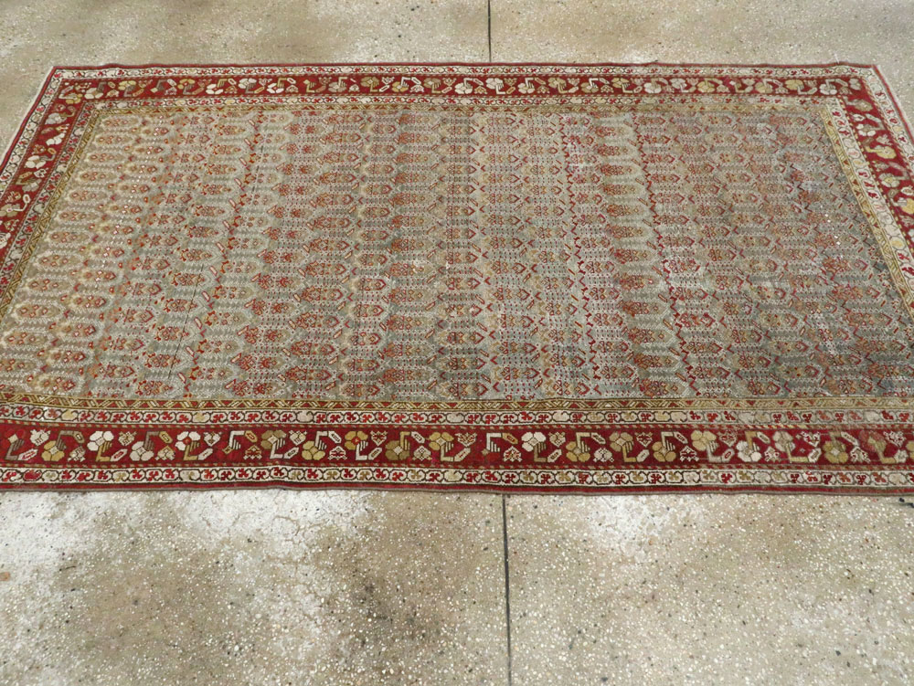 Vintage Persian Malayer Rug, No.23031 - Staging
