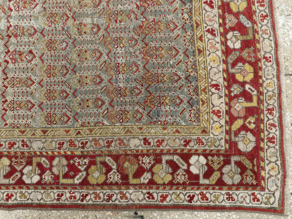 Vintage Persian Malayer Rug, No.23031 - Staging