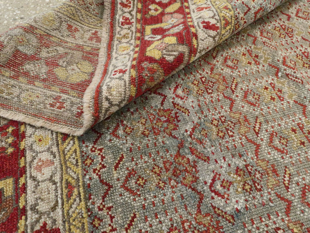 Vintage Persian Malayer Rug, No.23031 - Staging