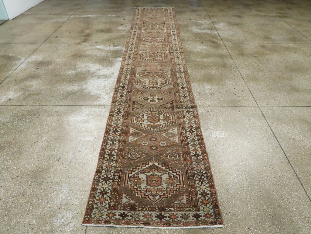 Vintage Persian Malayer Runner, No.23037 - Staging