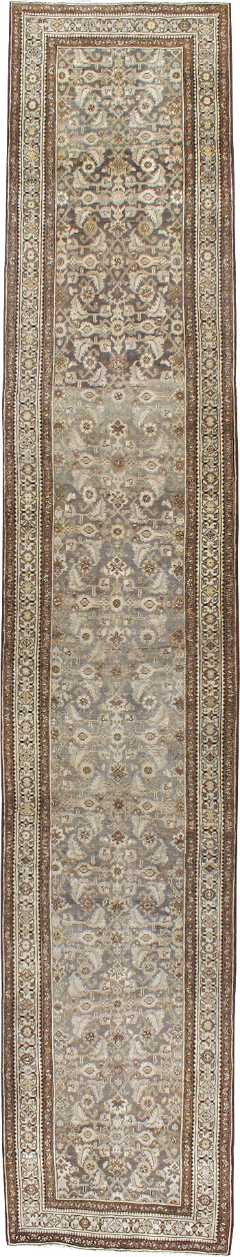 Antique Persian Bidjar Runner, No.23038 - Staging
