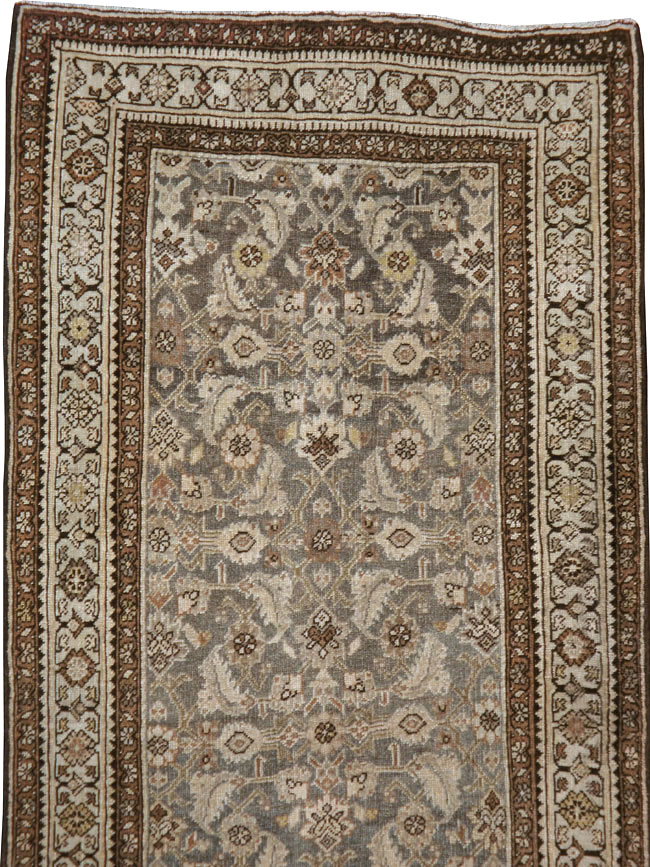 Antique Persian Bidjar Runner, No.23038 - Staging