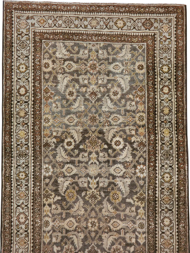 Antique Persian Bidjar Runner, No.23038 - Staging
