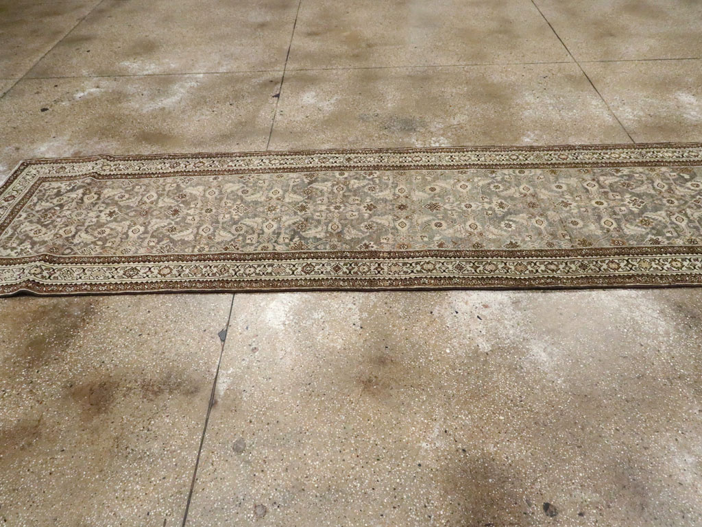 Antique Persian Bidjar Runner, No.23038 - Staging