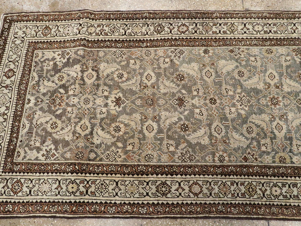 Antique Persian Bidjar Runner, No.23038 - Staging
