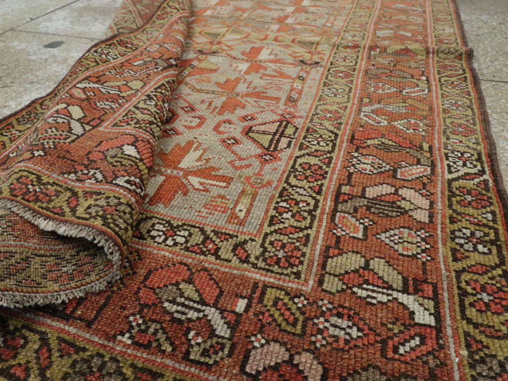 Antique Persian Kurdish Runner, No.23043 - Staging